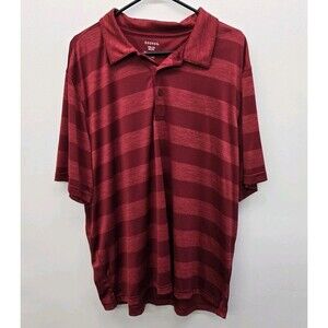 George Men's Red  Polo Golf Shirt Size 2XL 50-52 (C42)
